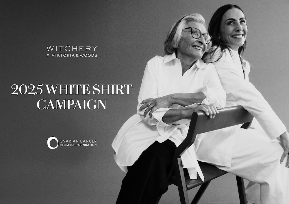 Influential Australian icons front Witchery and Ovarian Cancer Research Foundation’s 17th Annual White Shirt Campaign via Smile Agency